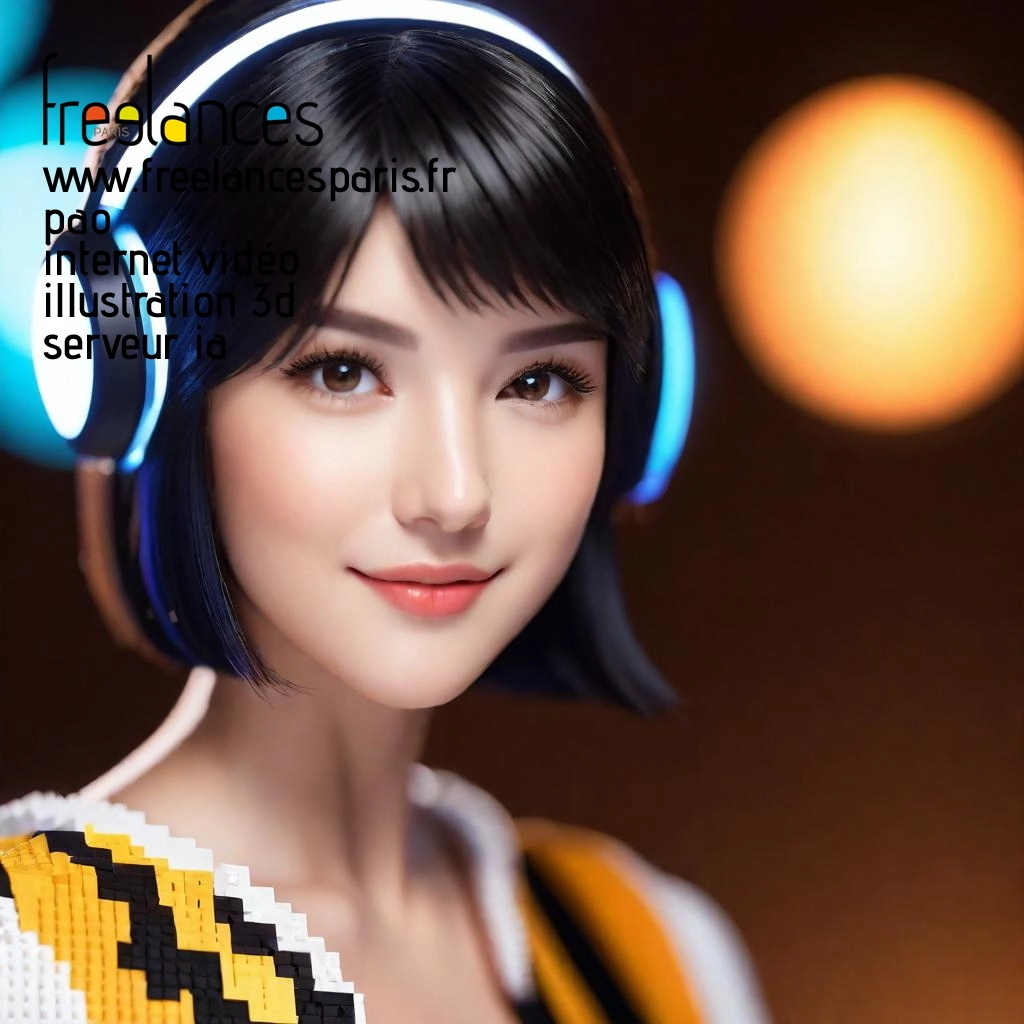 Pao mise en page internet vidéo illustration 3d serveur IA générative AI freelance paris studio de création magazines uzbfpwp0